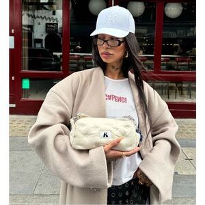 White Cloud Leather Shoulder Bag